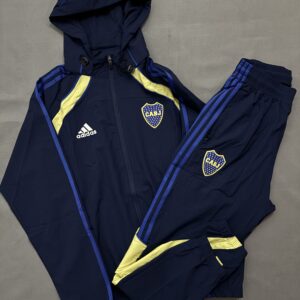 Conjunto Boca Juniors Campera y Pantalon Rompeviento IMPORTADO